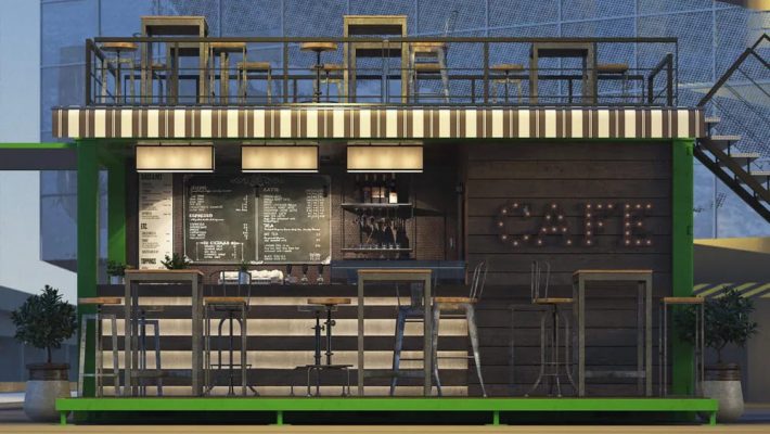 Продажа кофейни из морского контейнера